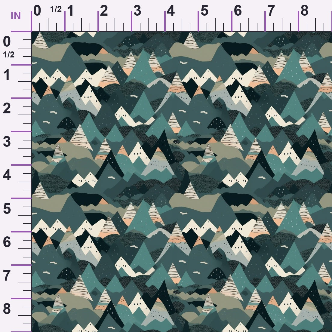Evergreen Campfire Nights Pattern 7 Minky Fabric