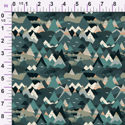 Evergreen Campfire Nights Pattern 7 Minky Fabric