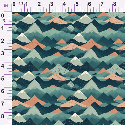 Evergreen Campfire Nights Pattern 8 Minky Fabric