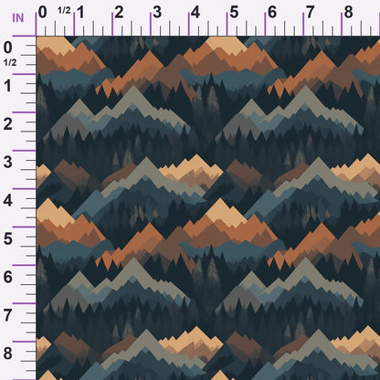 Evergreen Campfire Nights Pattern 9 Minky Fabric