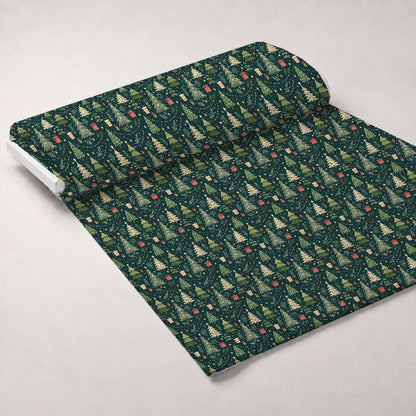 Evergreen Glow Pattern 1 Minky Fabric