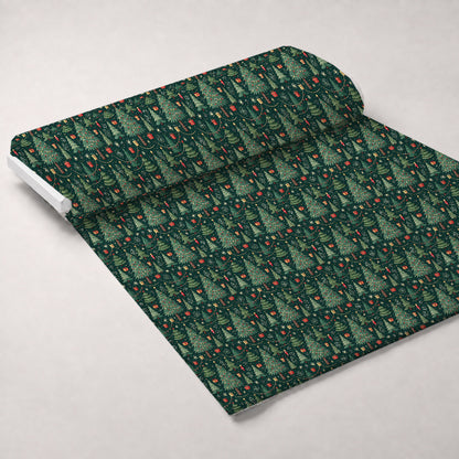 Evergreen Glow Pattern 4 Minky Fabric