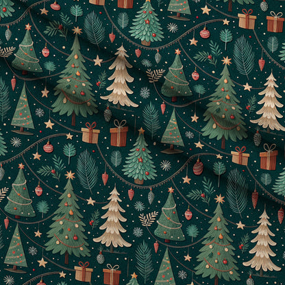 Evergreen Glow Pattern 8 Minky Fabric