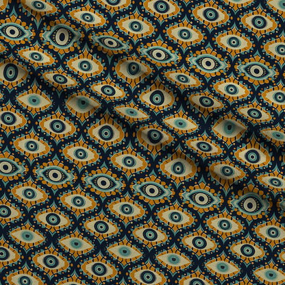 Evil Eye Pattern 10 Minky Fabric