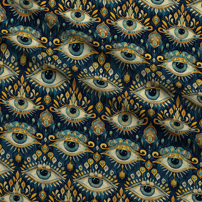 Evil Eye Pattern 6 Minky Fabric