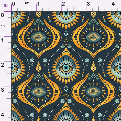 Evil Eye Pattern 7 Minky Fabric