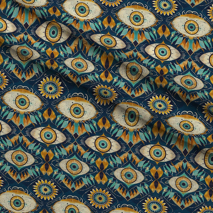 Evil Eye Pattern 9 Minky Fabric