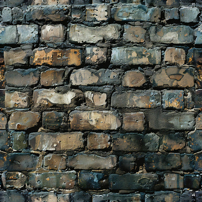 Brick Walls Pattern 11 Quilting Cotton Fabric