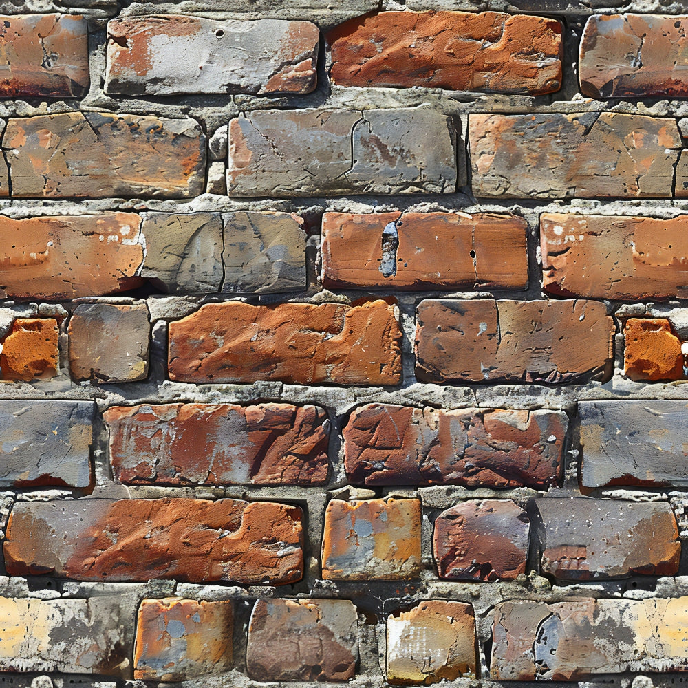 Painted Masonry Pattern 12 Minky Fabric