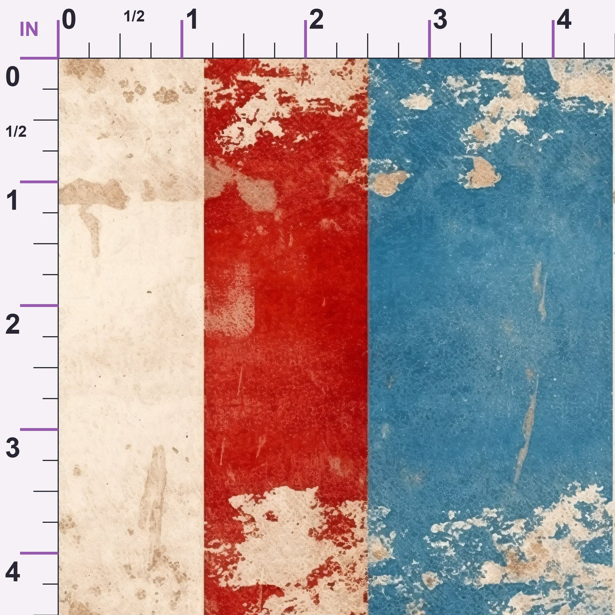 Faded Americana Pattern 11 Minky Fabric