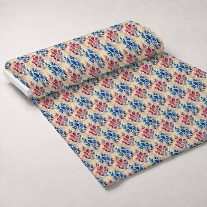 Faded Foliage Pattern 1 Minky Fabric