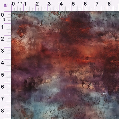 Faded Fresco Pattern 15 Minky Fabric