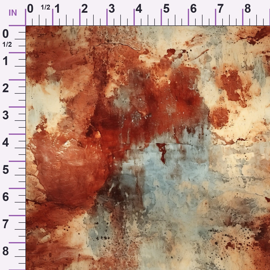 Faded Fresco Pattern 17 Minky Fabric