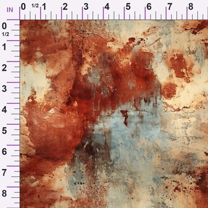Faded Fresco Pattern 17 Minky Fabric