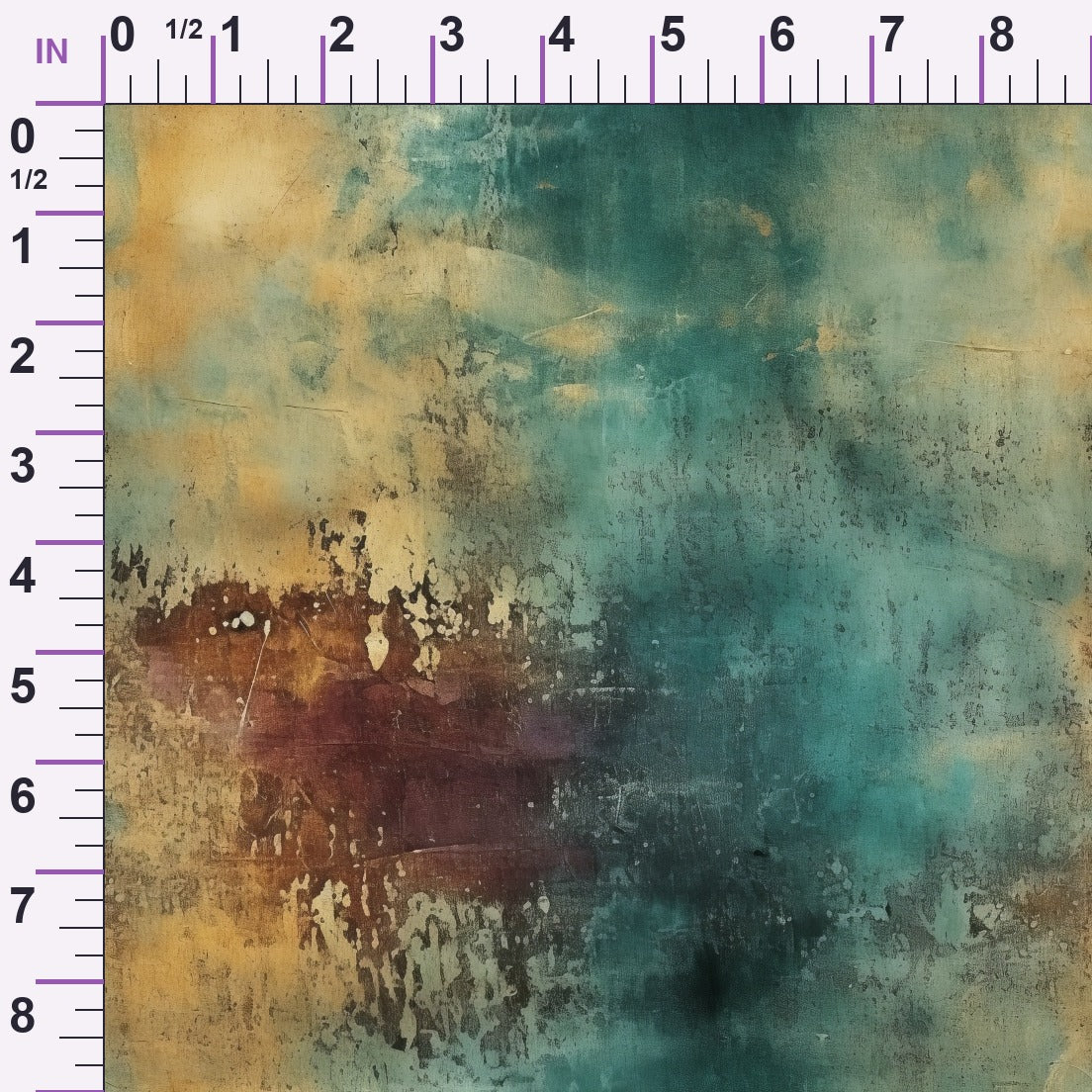 Faded Fresco Pattern 6 Minky Fabric