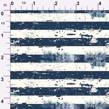 Faded Indigo Roses Pattern 8 Minky Fabric
