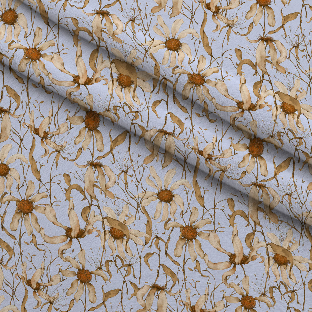 Faded Petals Pattern 2 Minky Fabric