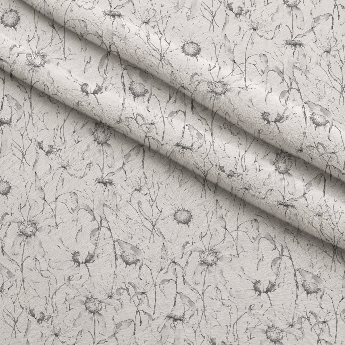 Faded Petals Pattern 5 Minky Fabric