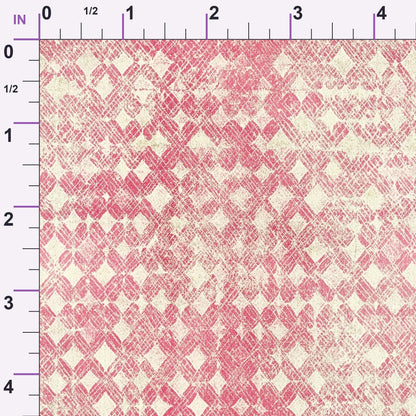 Faded Rose Pattern 14 Minky Fabric