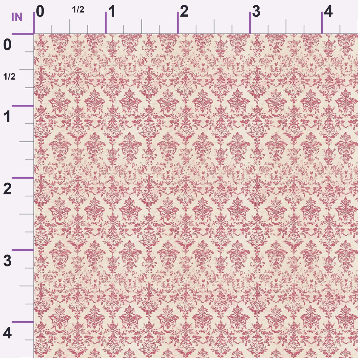 Faded Rose Pattern 15 Minky Fabric