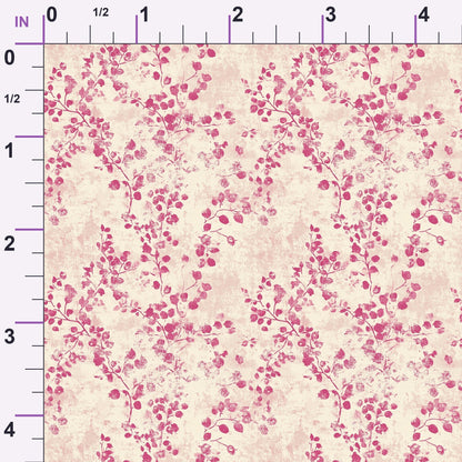 Faded Rose Pattern 18 Minky Fabric
