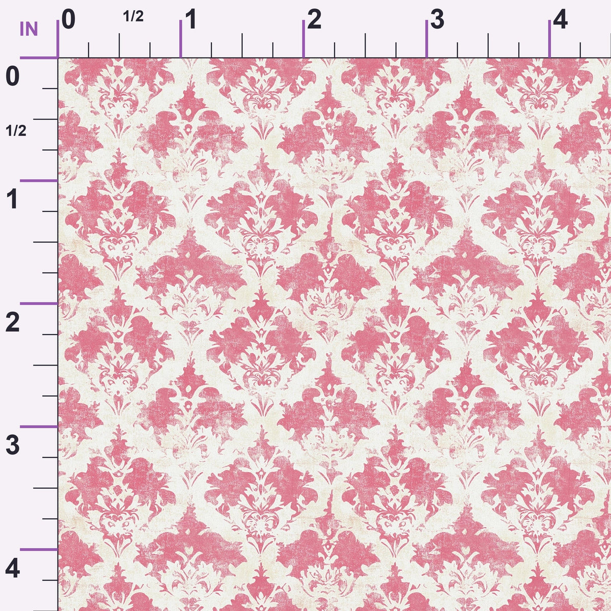 Faded Rose Pattern 20 Minky Fabric