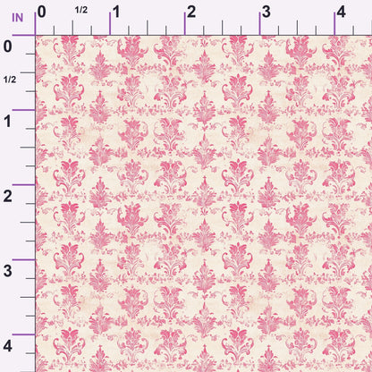 Faded Rose Pattern 7 Minky Fabric
