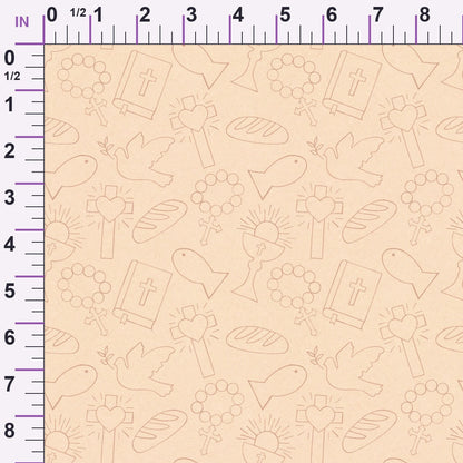 Faithful Blooms Pattern 10 Minky Fabric