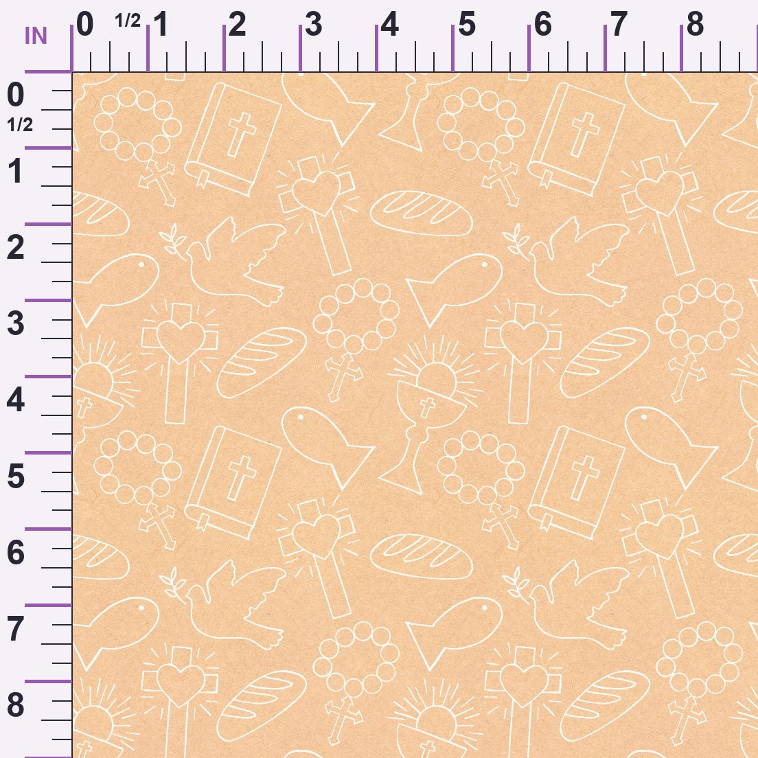 Faithful Blooms Pattern 11 Minky Fabric