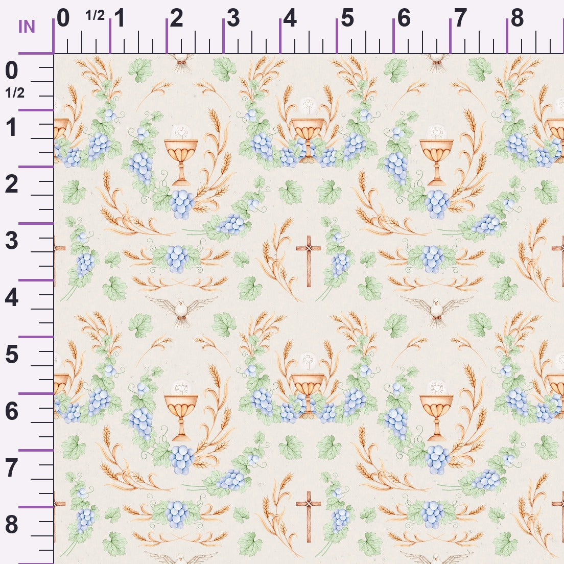 Faithful Blooms Pattern 13 Minky Fabric