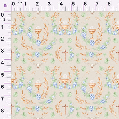 Faithful Blooms Pattern 14 Minky Fabric