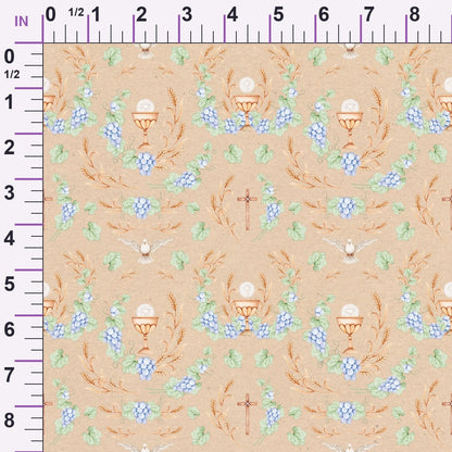 Faithful Blooms Pattern 16 Minky Fabric