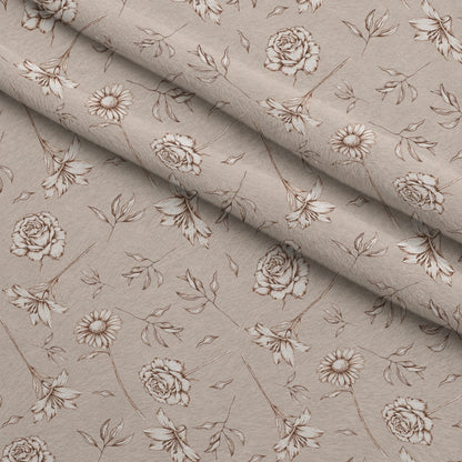 Faithful Blooms Pattern 2 Minky Fabric