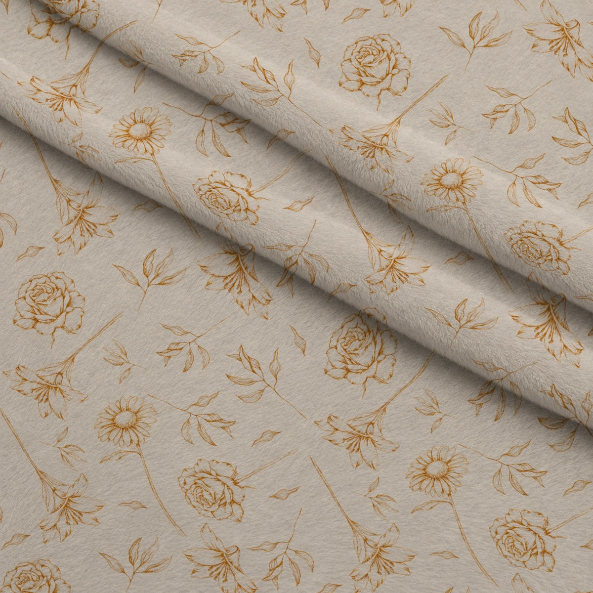 Faithful Blooms Pattern 3 Minky Fabric