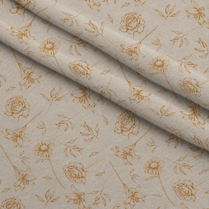 Faithful Blooms Pattern 3 Minky Fabric