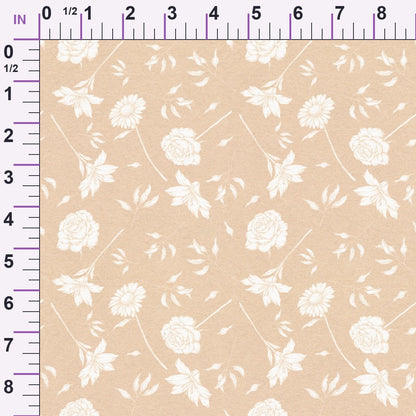 Faithful Blooms Pattern 4 Minky Fabric