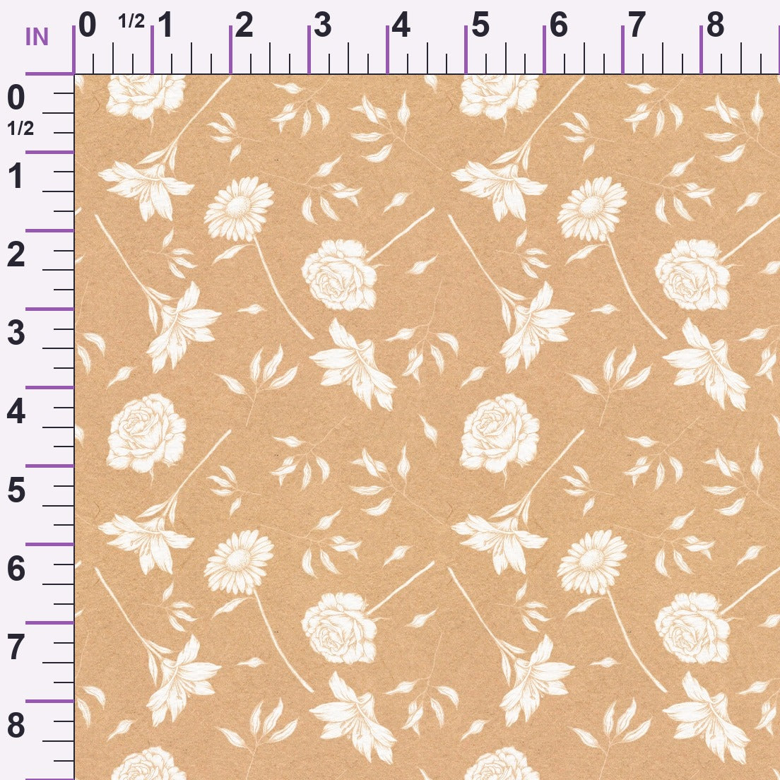 Faithful Blooms Pattern 5 Minky Fabric