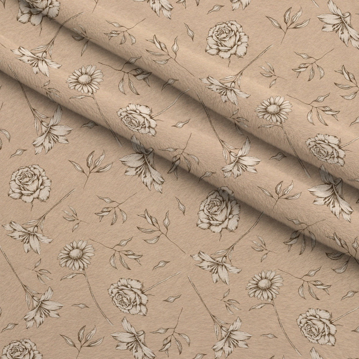 Faithful Blooms Pattern 7 Minky Fabric