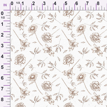 Faithful Blooms Pattern 8 Minky Fabric
