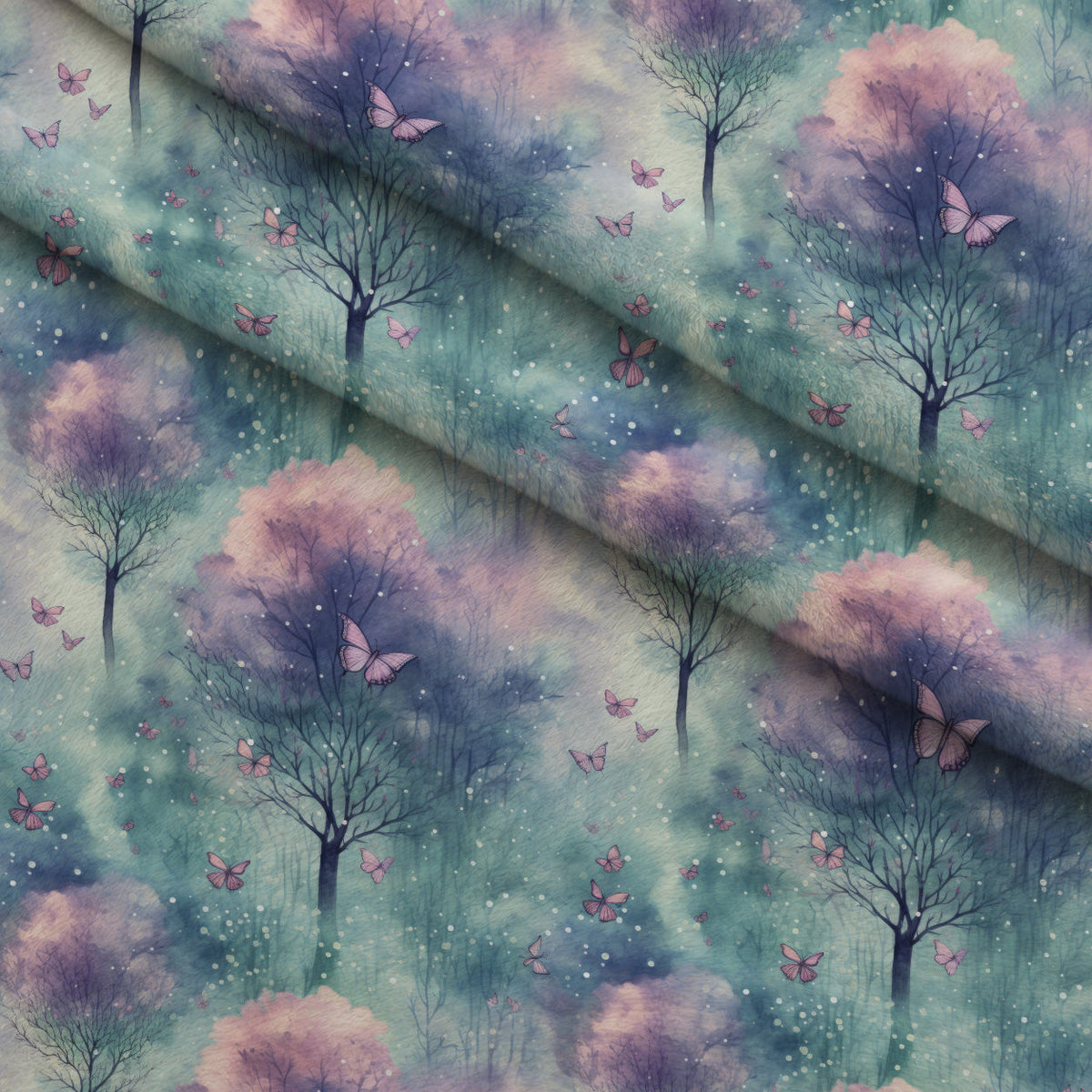 Fantasy Forest Pattern 1 Minky Fabric