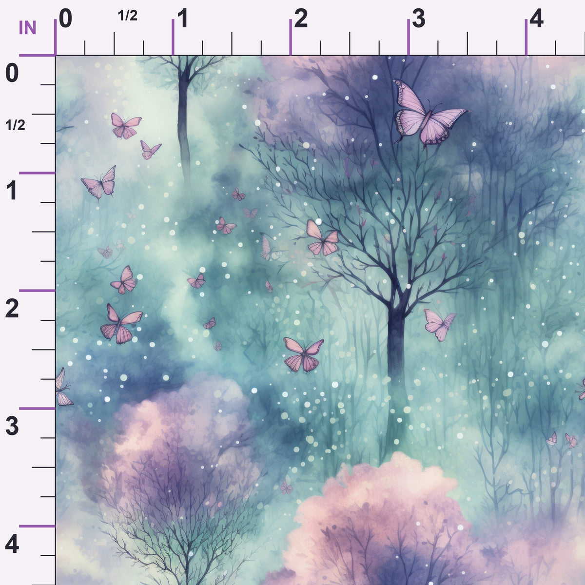 Fantasy Forest Pattern 1 Minky Fabric