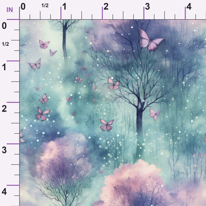 Fantasy Forest Pattern 1 Minky Fabric