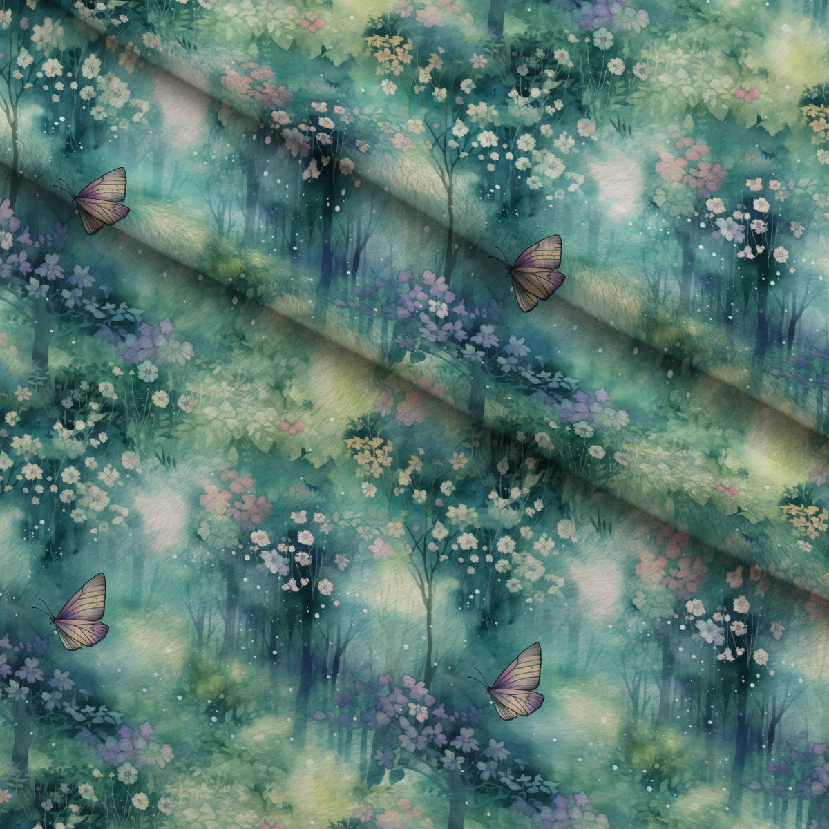 Fantasy Forest Pattern 10 Minky Fabric
