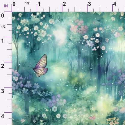 Fantasy Forest Pattern 10 Minky Fabric