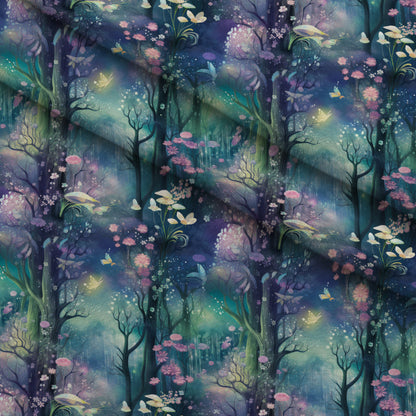 Fantasy Forest Pattern 12 Minky Fabric