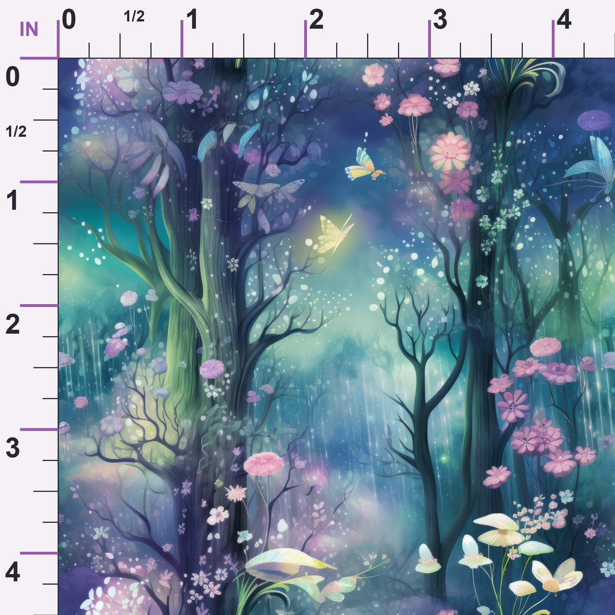 Fantasy Forest Pattern 12 Minky Fabric