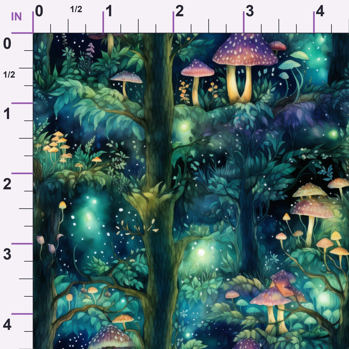 Fantasy Forest Pattern 13 Minky Fabric