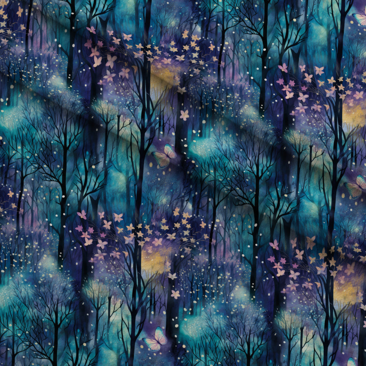 Fantasy Forest Pattern 15 Minky Fabric