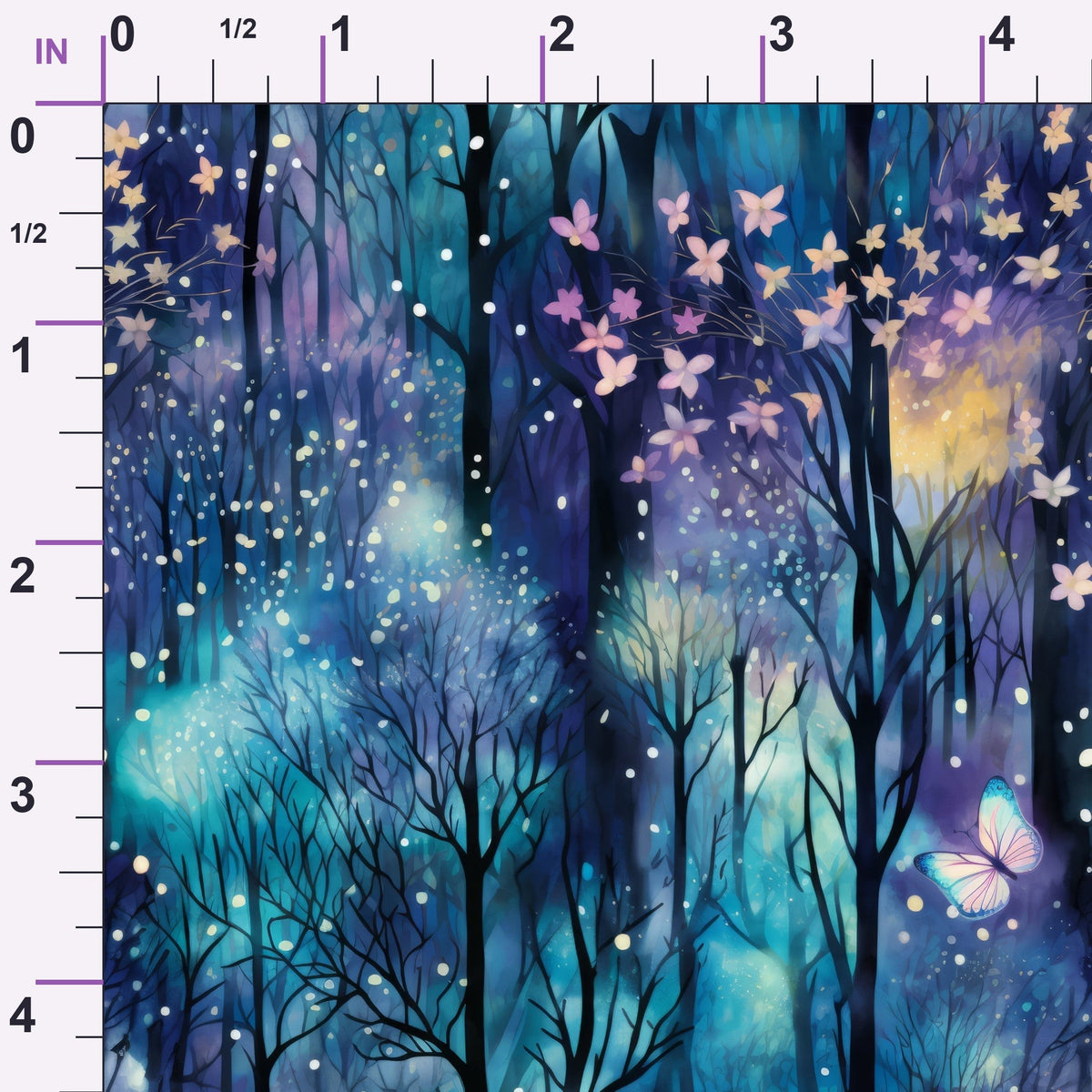 Fantasy Forest Pattern 15 Minky Fabric
