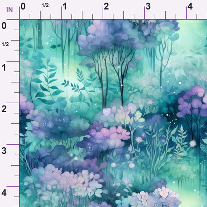 Fantasy Forest Pattern 16 Minky Fabric